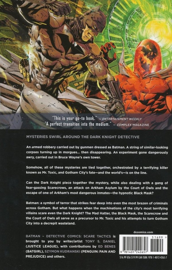 BATMAN DETECTIVE COMICS VOL 02 SCARE TACTICS TP [9781401242657]