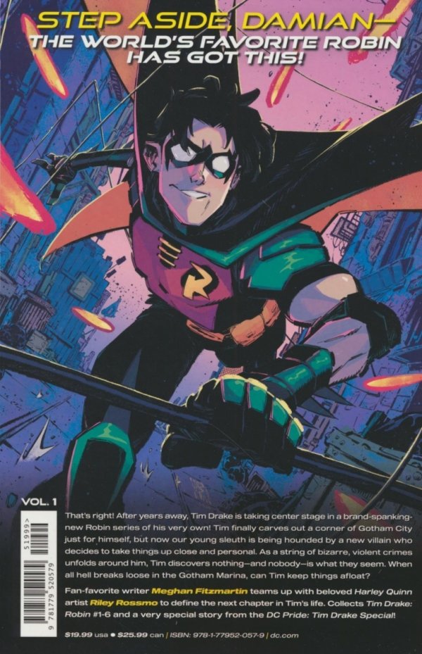 TIM DRAKE ROBIN VOL 01 MYSTERY AT THE MARINA TP [9781779520579]