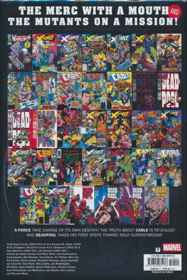DEADPOOL AND X-FORCE OMNIBUS HC [STANDARD] [9781302961176]