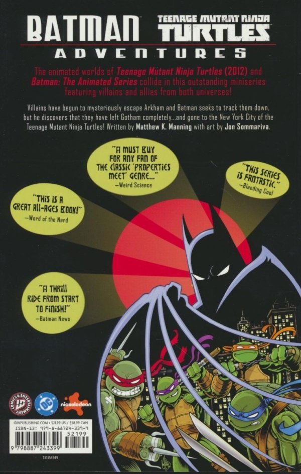 BATMAN TEENAGE MUTANT NINJA TURTLES ADVENTURES TP [9798887243399]