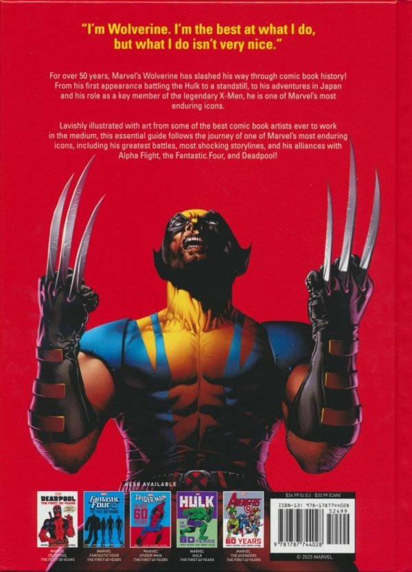 MARVELS WOLVERINE THE FIRST 50 YEARS HC [9781787744028]