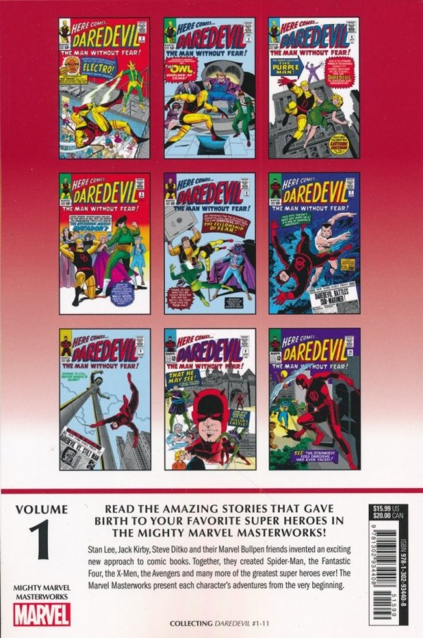 MIGHTY MARVEL MASTERWORKS DAREDEVIL WHILE THE CITY SLEEPS TP [STANDARD] [9781302934408]