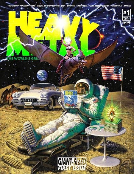 HEAVY METAL MAGAZINE #1 CVR A HILDEBRANDT [85007130300100111]