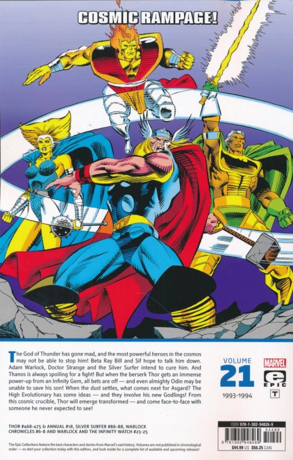 THOR EPIC COLLECTION BLOOD AND THUNDER TP [9781302948269]