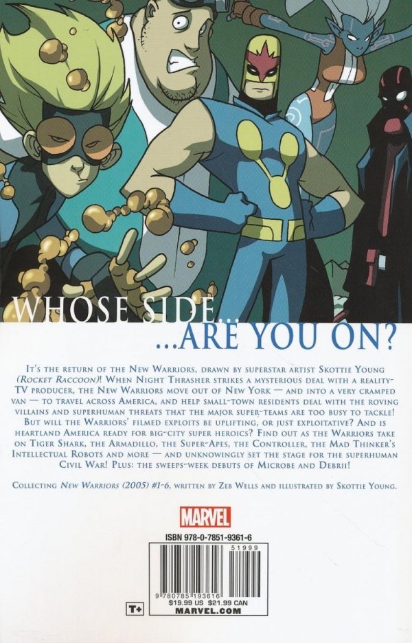 CIVIL WAR PRELUDE NEW WARRIORS TP [9780785193616]