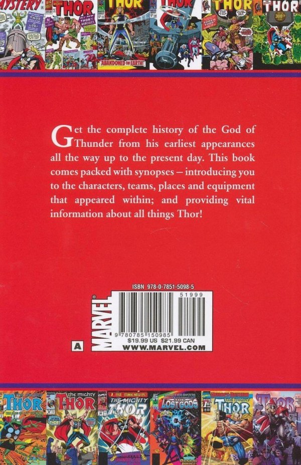 THOR OFFICIAL INDEX TO THE MARVEL UNIVERSE TP [9780785150985] **PROMOCJA TOMY**