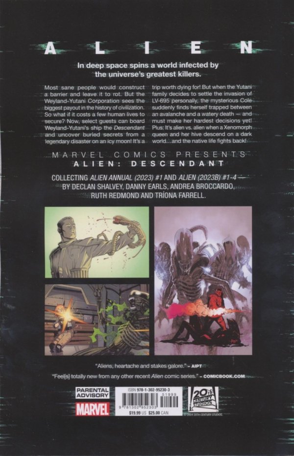 ALIEN VOL 02 DESCENDANT TP [9781302952303]