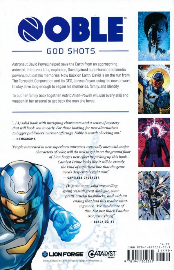 CATALYST PRIME NOBLE VOL 01 GOD SHOTS TP [9781941302361]