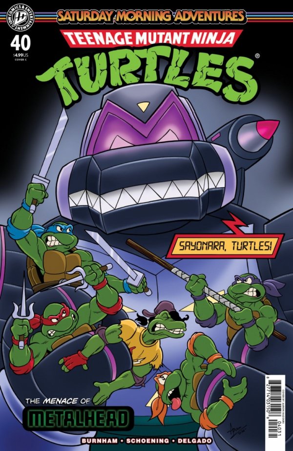 TEENAGE MUTANT NINJA TURTLES SATURDAY MORNING ADVENTURES #40 VARIANT C HAZOURI [82771403150804031]