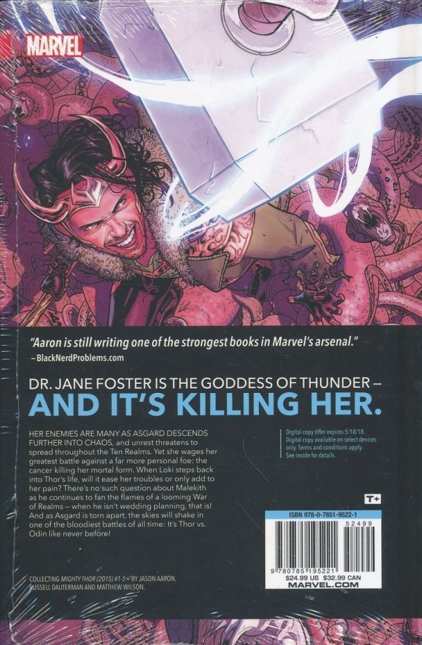 MIGHTY THOR VOL 01 THUNDER IN HER VEINS HC [9780785195221]