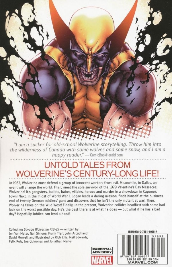 SAVAGE WOLVERINE VOL 04 THE BEST THERE IS TP [9780785189657] **promocja TOMY**