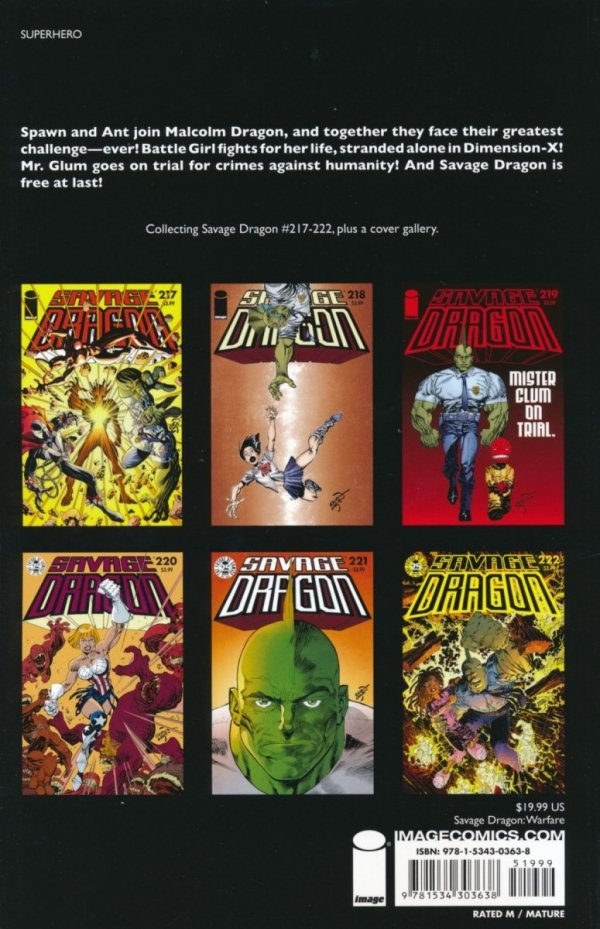 SAVAGE DRAGON WARFARE TP [9781534303638]
