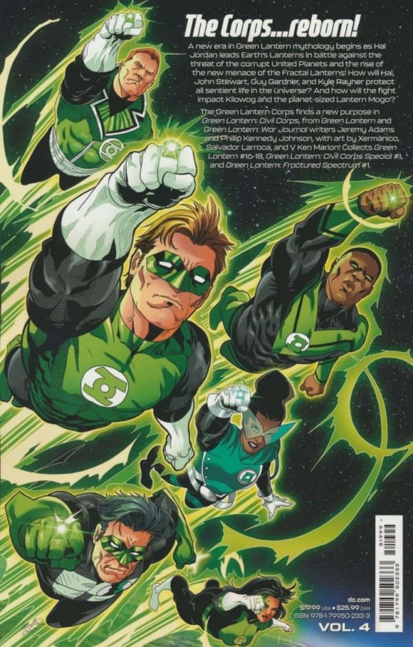 GREEN LANTERN VOL 04 CIVIL CORPS TP [9781799502333]