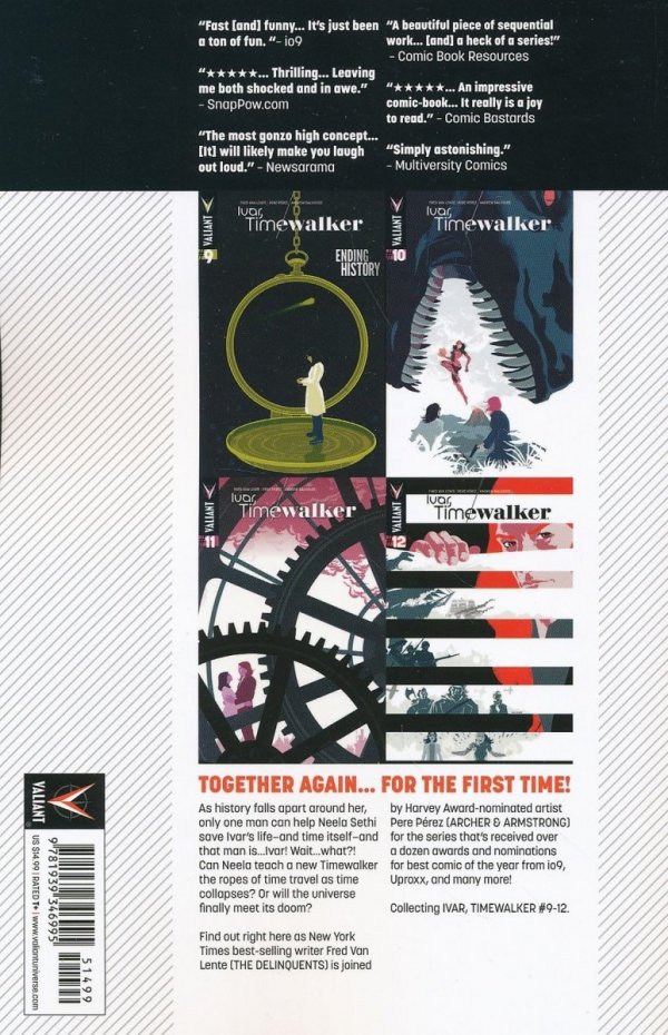 IVAR TIMEWALKER VOL 03 ENDING HISTORY TP [9781939346995] **promocja TOMY**