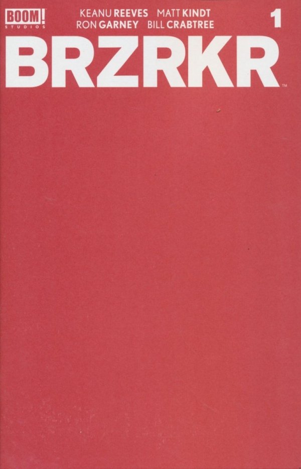 BRZRKR #01 CVR F [BLANK] [84428400795501061]