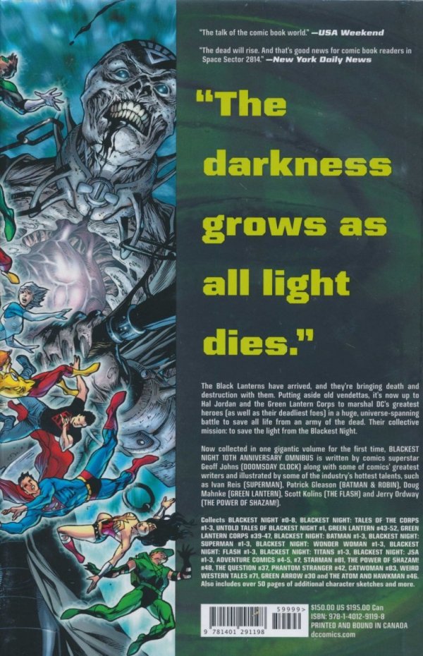 BLACKEST NIGHT 10TH ANNIVERSARY OMNIBUS HC [9781401291198] **promocja TOMY**