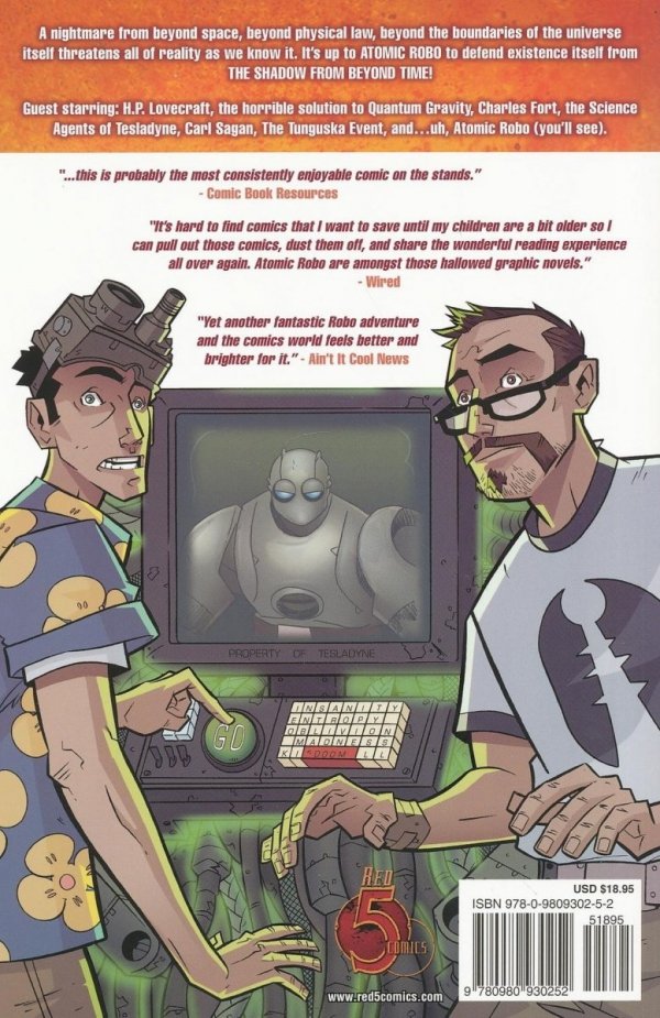 ATOMIC ROBO VOL 03 AND THE SHADOW FROM BEYOND TIME TP [9780980930252]