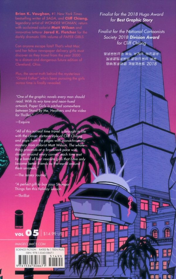 PAPER GIRLS VOL 05 TP [9781534308671]