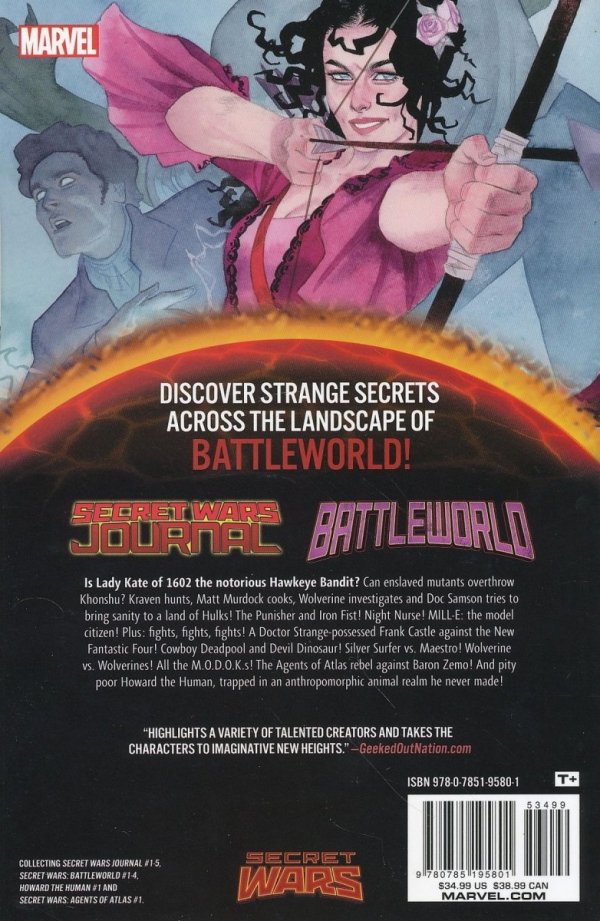 SECRET WARS JOURNAL BATTLEWORLD TP [9780785195801] **promocja TOMY**