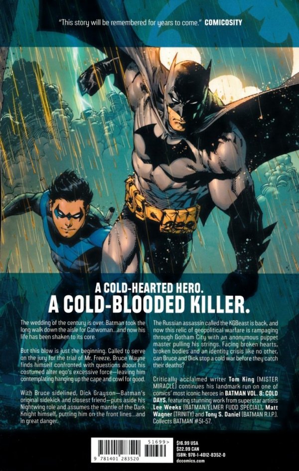 BATMAN VOL 08 COLD DAYS TP [9781401283520]