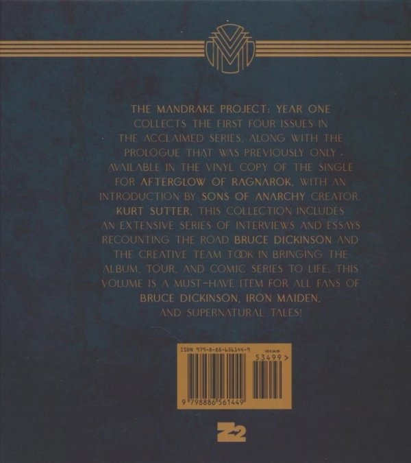 BRUCE DICKINSONS THE MANDRAKE PROJECT YEAR ONE HC [9798886561449]