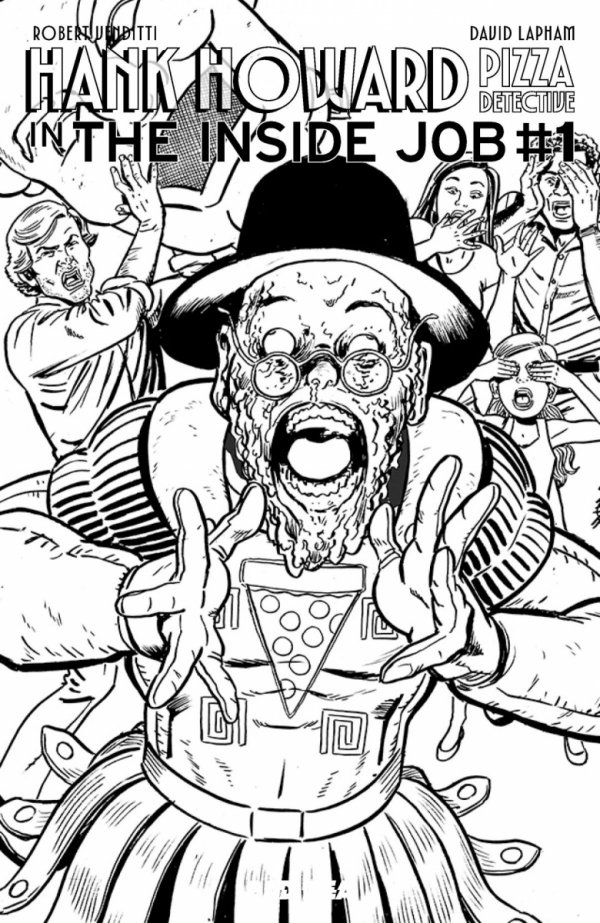 HANK HOWARD PIZZA DETECTIVE THE INSIDE JOB #1 ONE SHOT CVR D DAVID LAPHAM SPIELBERG HOMAGE VAR [85001727747201041]
