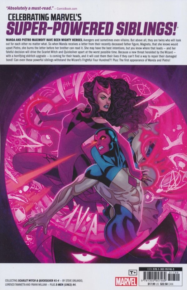 SCARLET WITCH VOL 03 SCARLET WITCH AND QUICKSILVER TP [9781302957469]