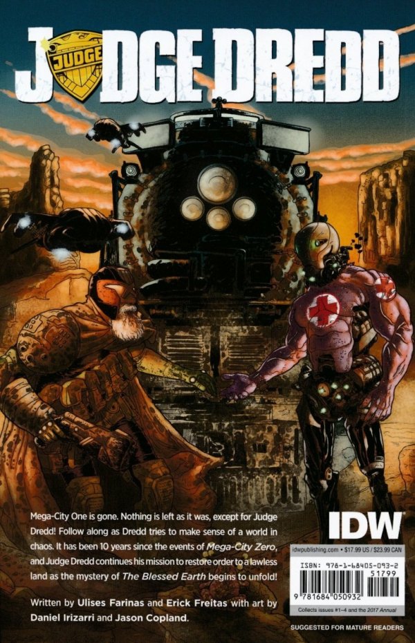 JUDGE DREDD THE BLESSED EARTH VOL 01 TP [9781684050932]