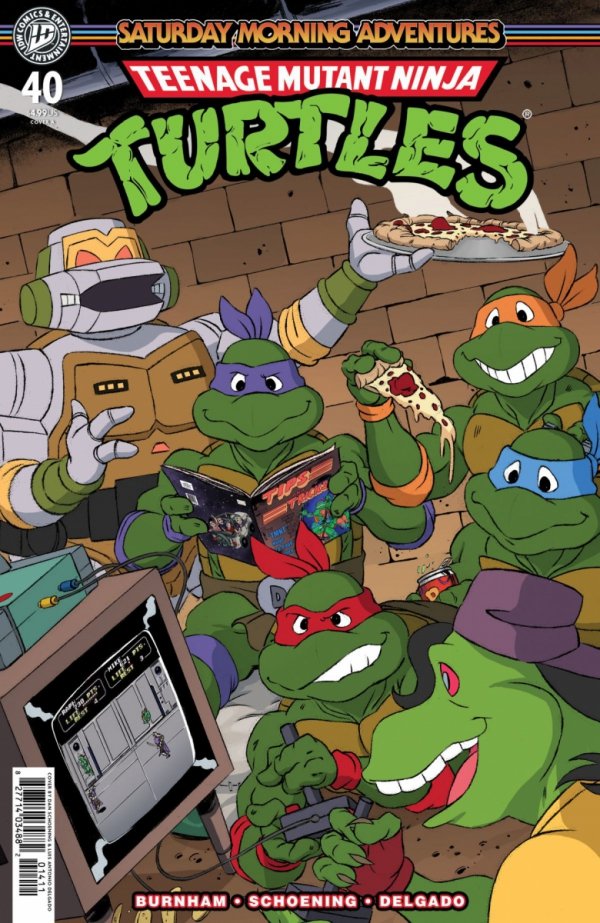 TEENAGE MUTANT NINJA TURTLES SATURDAY MORNING ADVENTURES #40 COVER A SCHOENING [82771403150804011]