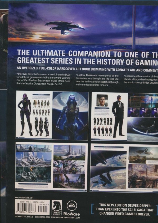 ART OF MASS EFFECT TRILOGY EXPANDED EDITION HC [9781506721637]