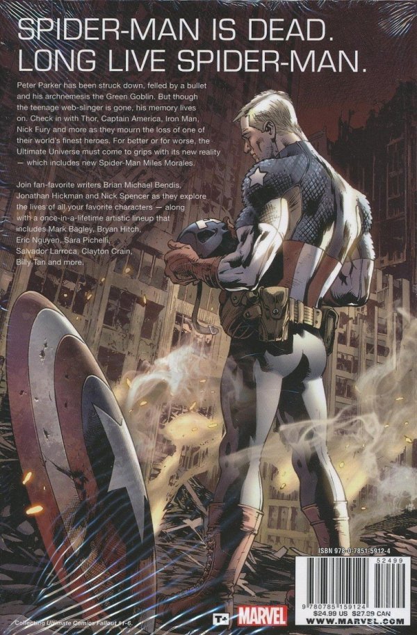 ULTIMATE COMICS SPIDER-MAN DEATH OF SPIDER-MAN FALLOUT HC [STANDARD] [9780785159124]