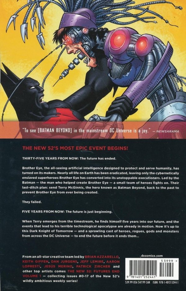 NEW 52 FUTURES END VOL 01 TP [9781401252441] **promocja TOMY**