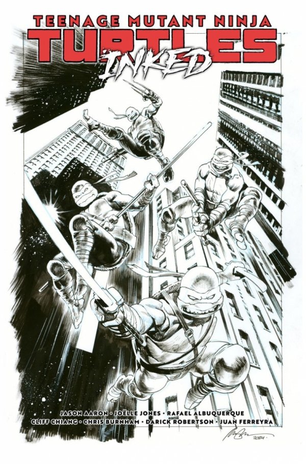 TEENAGE MUTANT NINJA TURTLES VOL 01 RETURN TO NEW YORK INKED DELUXE EDITION HC [9798887243627]