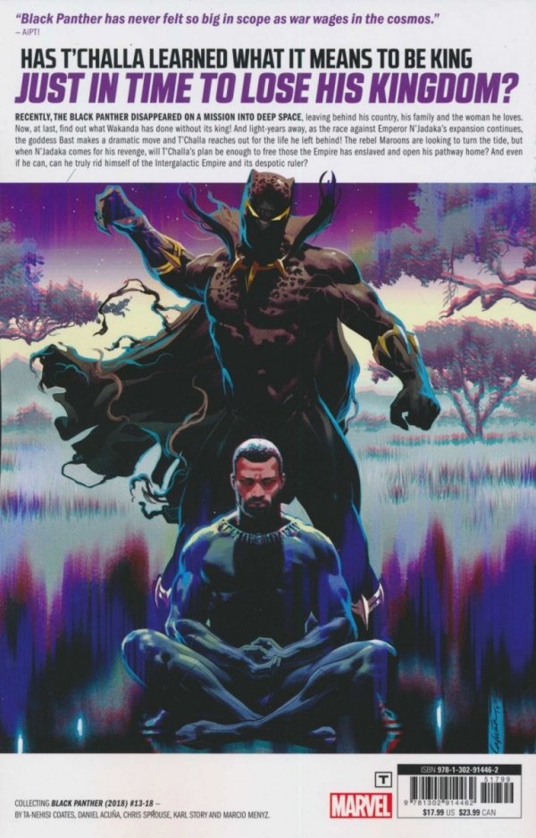 BLACK PANTHER VOL 08 THE INTERGALACTIC EMPIRE OF WAKANDA PART 3 TP [9781302914462] **promocja TOMY**