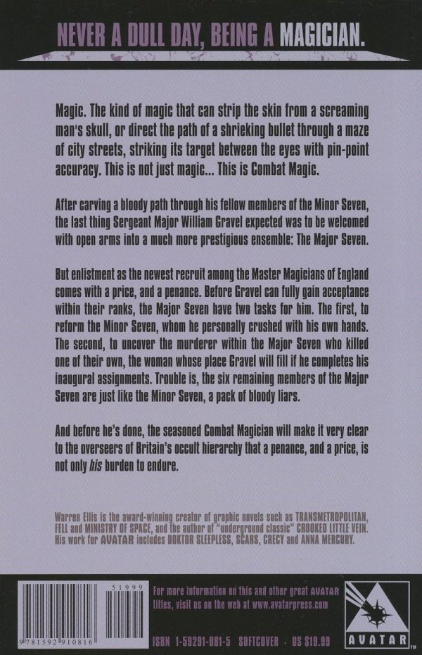 GRAVEL VOL 02 THE MAJOR SEVEN TP [9781592910816] **PROMOCJA TOMY**