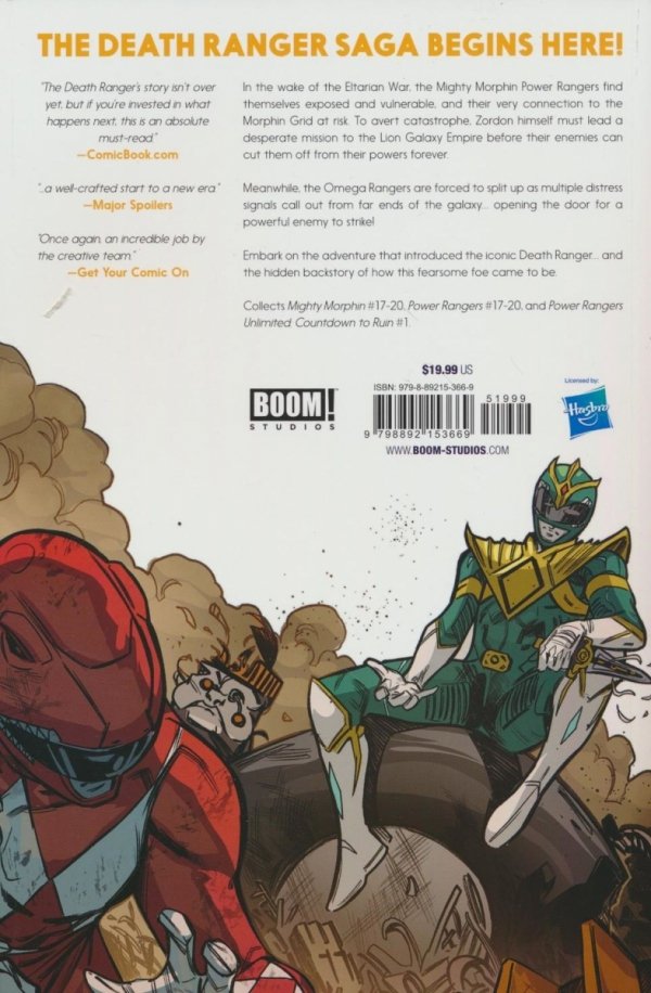 MIGHTY MORPHIN POWER RANGERS THE DEATH RANGER I TP [9798892153669] **PROMOCJA TOMY**