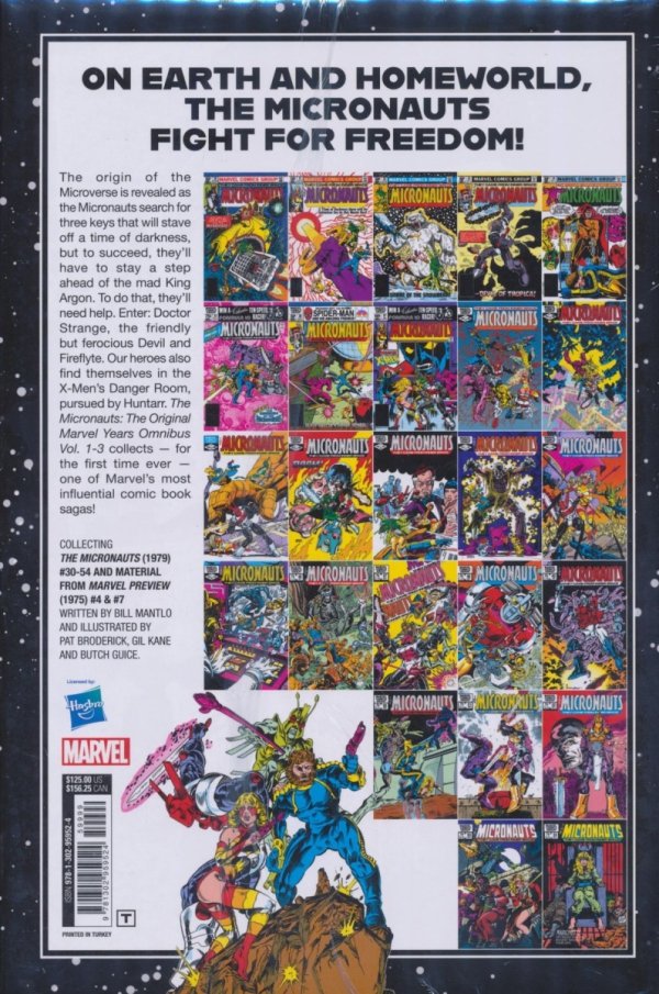 MICRONAUTS THE ORIGINAL MARVEL YEARS OMNIBUS VOL 02 HC [VARIANT] [9781302959524] **promocja TOMY**