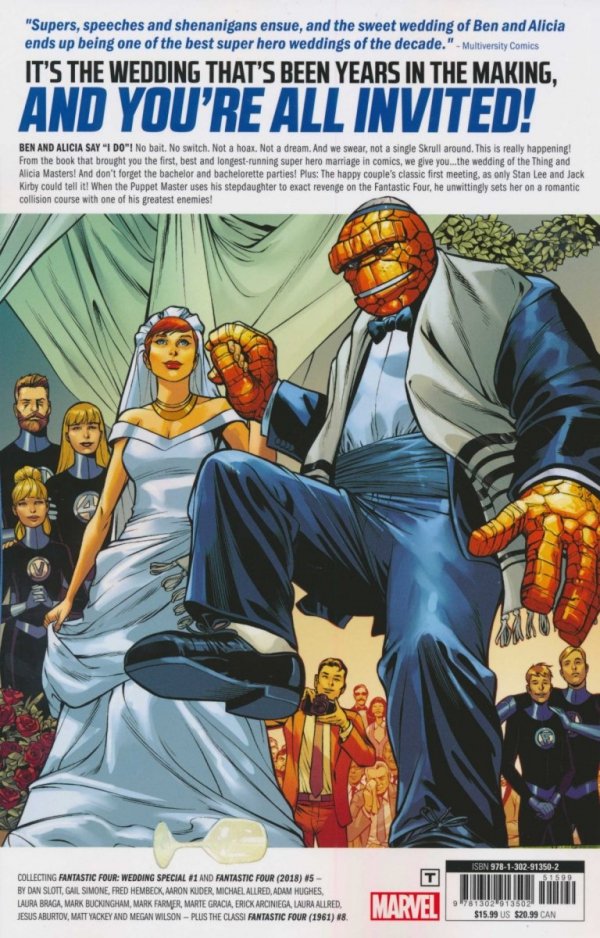FANTASTIC FOUR VOL 02 MR AND MRS GRIMM TP [9781302913502] **promocja TOMY**