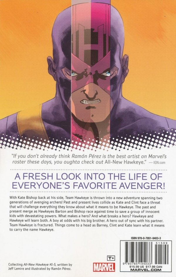 HAWKEYE VOL 05 ALL-NEW HAWKEYE TP [9780785194033] **promocja TOMY**