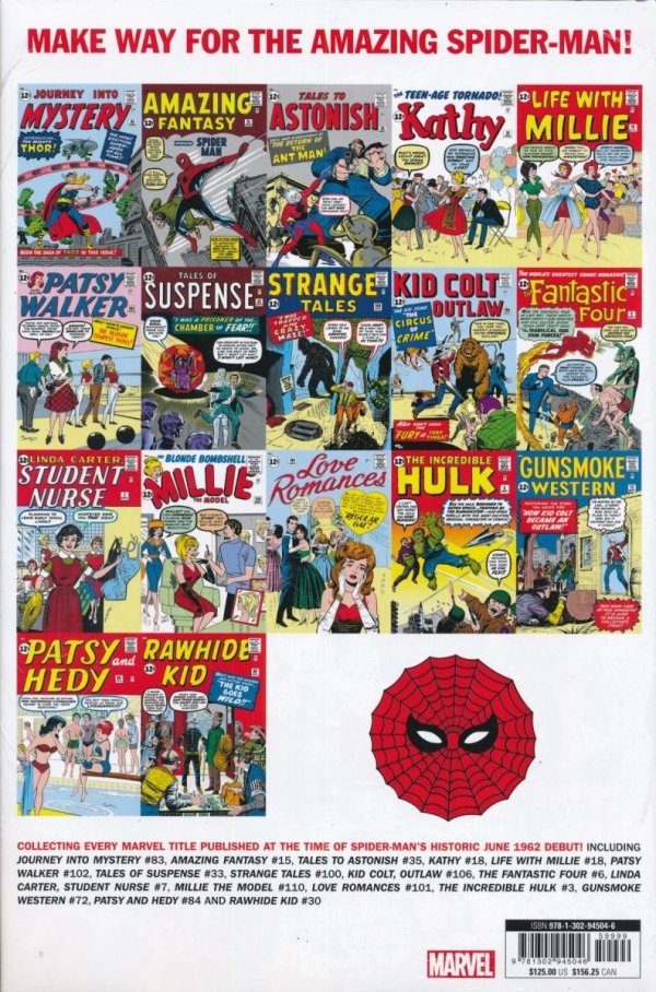 MARVEL JUNE 1962 OMNIBUS HC [STANDARD] [9781302945046] **promocja TOMY**