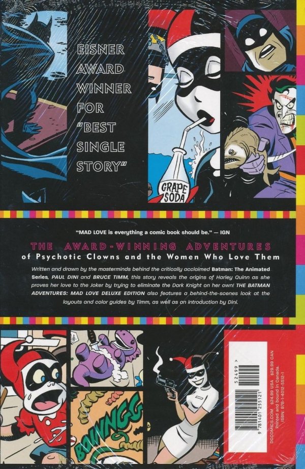 BATMAN ADVENTURES MAD LOVE DELUXE EDITION HC [9781401255121]