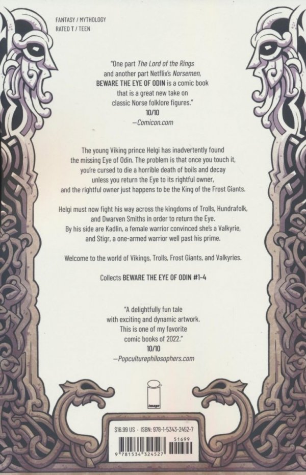 BEWARE THE EYE OF ODIN TP [9781534324527]