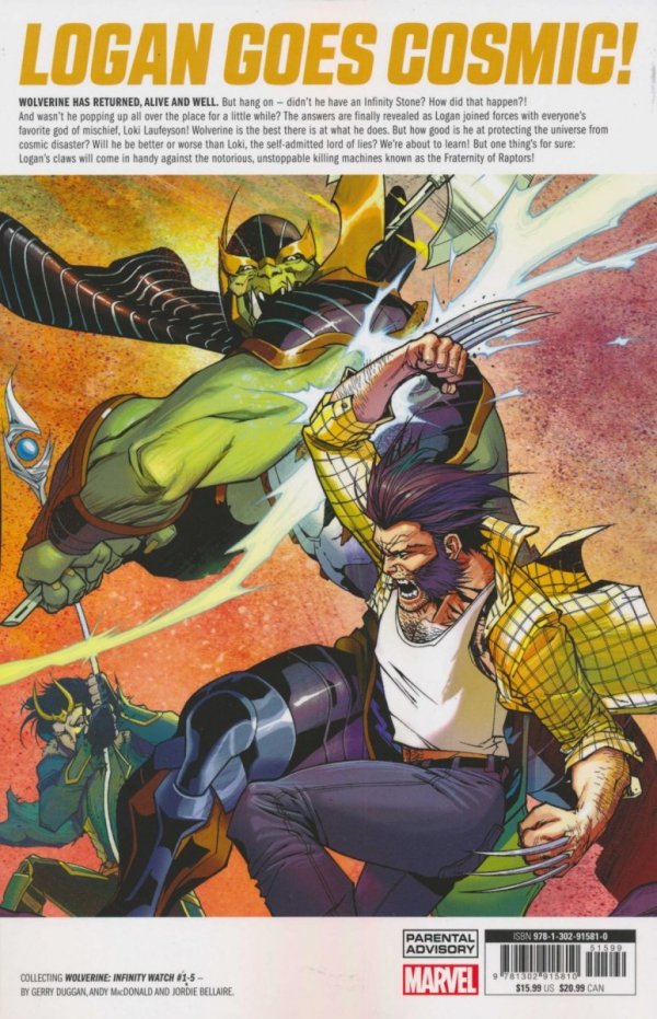 WOLVERINE INFINITY WATCH TP [9781302915810]
