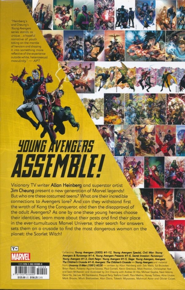 YOUNG AVENGERS BY ALLAN HEINBERG AND JIM CHEUNG OMNIBUS HC [STANDARD] [9781302933890] **promocja TOMY**