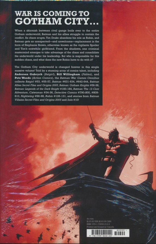 BATMAN WAR GAMES OMNIBUS HC [9781799502142]