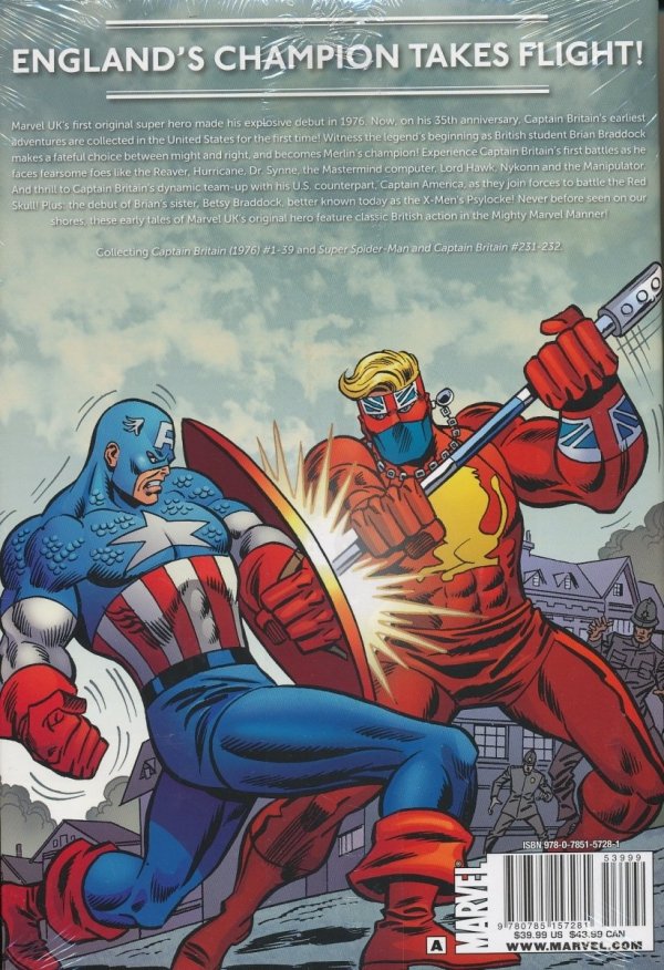 CAPTAIN BRITAIN VOL 01 BIRTH OF A LEGEND HC [9780785157281]