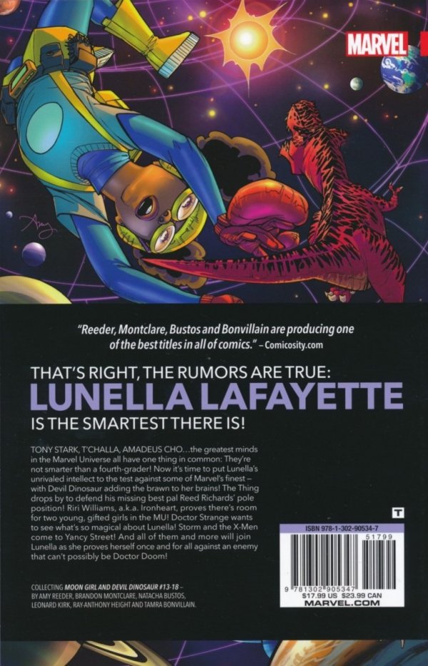 MOON GIRL AND DEVIL DINOSAUR VOL 03 THE SMARTEST THERE IS TP [9781302905347] **promocja TOMY**
