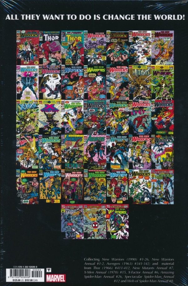 NEW WARRIORS OMNIBUS VOL 01 HC [STANDARD] [9781302926908] **promocja TOMY**