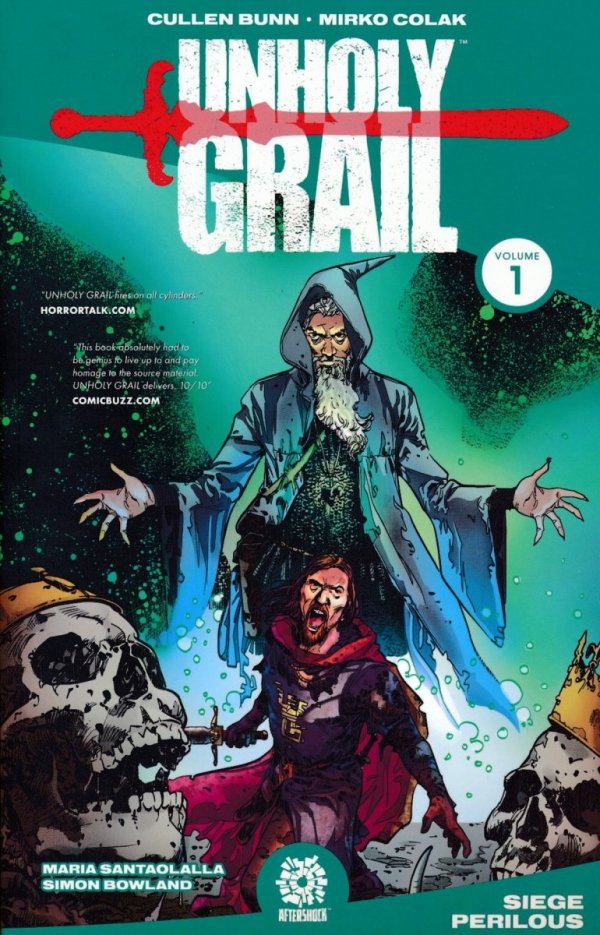 UNHOLY GRAIL VOL 01 SIEGE PERILOUS TP [9781935002673]