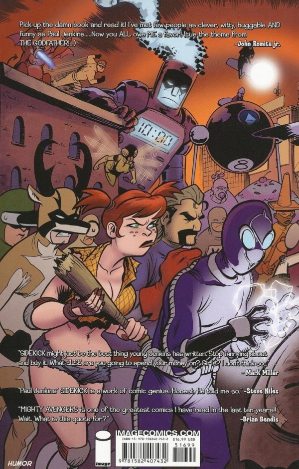 PAUL JENKINS SIDEKICK VOL 01 TP [9781582407432]